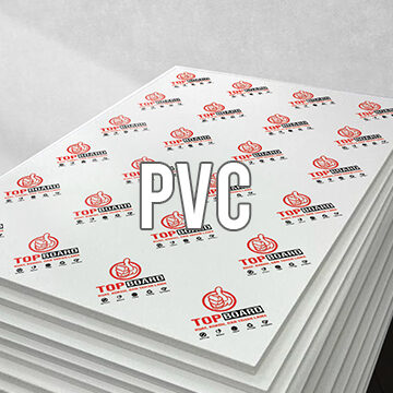 Papan berbahan pvc yang anti rayap, anti air dan tahan api.